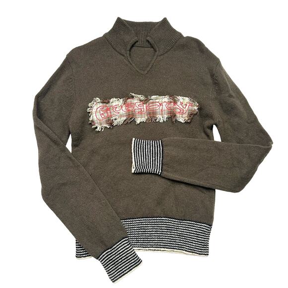 Gregory patchwork sweater size M - Picture 1 of 5